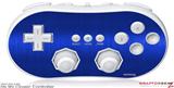 Wii Classic Controller Skin - Brushed Metal Blue