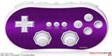 Wii Classic Controller Skin - Brushed Metal Purple