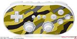 Wii Classic Controller Skin - Camouflage Yellow