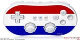 Wii Classic Controller Skin - Red White and Blue