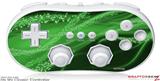 Wii Classic Controller Skin - Mystic Vortex Green