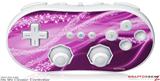 Wii Classic Controller Skin - Mystic Vortex Hot Pink