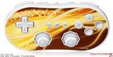 Wii Classic Controller Skin - Mystic Vortex Yellow
