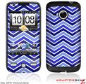 HTC Droid Eris Skin Zig Zag Blues