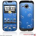 HTC Droid Eris Skin - Bubbles Blue