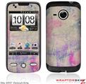 HTC Droid Eris Skin Pastel Abstract Pink and Blue