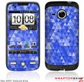 HTC Droid Eris Skin Triangle Mosaic Blue