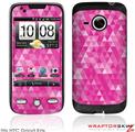 HTC Droid Eris Skin Triangle Mosaic Fuchsia