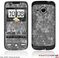 HTC Droid Eris Skin Triangle Mosaic Gray