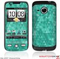 HTC Droid Eris Skin Triangle Mosaic Seafoam Green