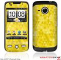 HTC Droid Eris Skin Triangle Mosaic Yellow