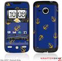 HTC Droid Eris Skin Anchors Away Blue