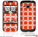 HTC Droid Eris Skin Squared Red