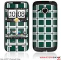 HTC Droid Eris Skin Squared Hunter Green