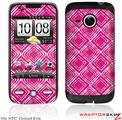 HTC Droid Eris Skin Wavey Fushia Hot Pink