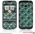 HTC Droid Eris Skin Wavey Hunter Green