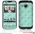 HTC Droid Eris Skin Wavey Seafoam Green