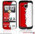 HTC Droid Eris Skin Ripped Colors Red White