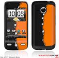 HTC Droid Eris Skin Ripped Colors Black Orange