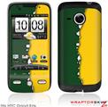 HTC Droid Eris Skin Ripped Colors Green Yellow