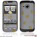 HTC Droid Eris Skin Anchors Away Gray