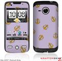 HTC Droid Eris Skin Anchors Away Lavender