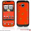 HTC Droid Eris Skin Anchors Away Red