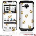 HTC Droid Eris Skin Anchors Away White