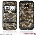 HTC Droid Eris Skin HEX Mesh Camo 01 Brown