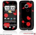 HTC Droid Eris Skin - Lots of Dots Red on Black