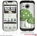 HTC Droid Eris Skin - Mushrooms Green