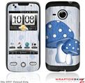 HTC Droid Eris Skin - Mushrooms Blue