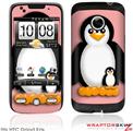 HTC Droid Eris Skin - Penguins on Pink