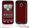 HTC Droid Eris Skin - Carbon Fiber Red