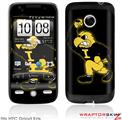 HTC Droid Eris Skin - Iowa Hawkeyes Herky on Black