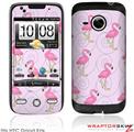 HTC Droid Eris Skin - Flamingos on Pink