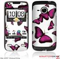 HTC Droid Eris Skin - Butterflies Purple