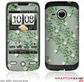 HTC Droid Eris Skin - Victorian Design Green