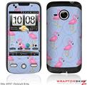 HTC Droid Eris Skin - Flamingos on Blue