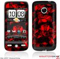HTC Droid Eris Skin - Skulls Confetti Red