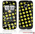 HTC Droid Eris Skin - Smileys on Black