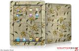 iPad Skin Flowers and Berries Yellow