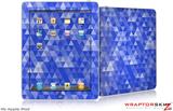 iPad Skin Triangle Mosaic Blue