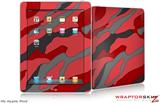 iPad Skin - Camouflage Red