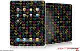 iPad Skin - Kearas Hearts Black