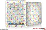 iPad Skin - Kearas Hearts White