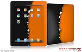 iPad Skin Ripped Colors Black Orange