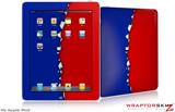 iPad Skin Ripped Colors Blue Red