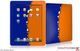 iPad Skin Ripped Colors Blue Orange