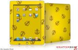 iPad Skin Anchors Away Yellow